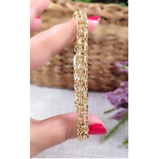 14 K (altın kaplama) XUPİNG ÇİFT ZİNCİR B1A10