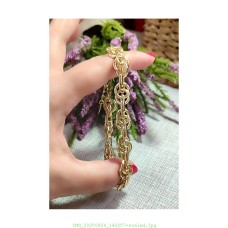 14 K ( altın kaplama) VİP BİLEKLİK HALKA B15A10