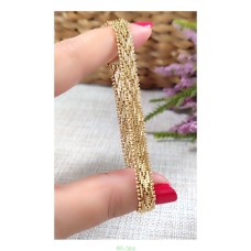 14 K (altın kaplama) XUPİNG KABURGA BİLEKLİK B2A10