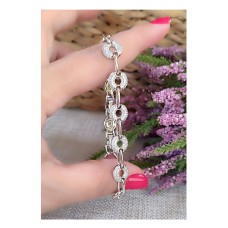 SILVER ZİRKON TAŞLI BİLEKLİK B26A11