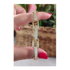 14 K (ALTIN KAPLAMA) BİLEKLİK VİP B28A12