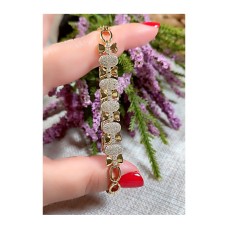 14 K (ALTIN KAPLAMA) ZİRKON TAŞLI  BİLEKLİK B44A13