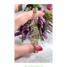 14 K (ALTIN KAPLAMA) ZİRKON TAŞLI BİLEKLİK B48A13