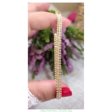 14 K (ALTIN KAPLAMA) BİLEKLİK B55A14