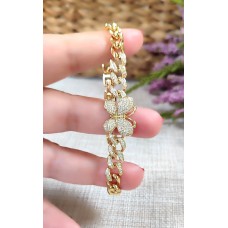 14 K ( ALTIN KAPLAMA ) VİP KELEBEK BİLEKLİK B32A12