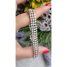 SILVER ZİRKON TAŞLI VİP BİLEKLİK B94A17