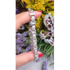 SILVER ZİRKON TAŞLI VİP BİLEKLİK B98A17