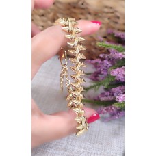 14 K ( ALTIN KAPLAMA )  VİP BİLEKLİK C1A18