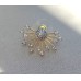 Yıldız Patlaması Model Taşlı Ear Jacket Küpe - Gold Zirkon Işıltılı Tasarım S06 F15