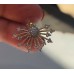 Yıldız Patlaması Model Taşlı Ear Jacket Küpe - Gold Zirkon Işıltılı Tasarım S06 F15