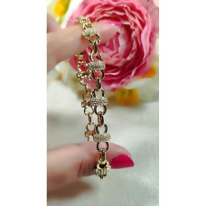 14 K ( ALTIN KAPLAMA ) ÇAPRAZ MOTİFLİ DOÇ ZİNCİR VİP BİLEKLİK C9 A18 14 K ( ALTIN KAPLAMA ) ÇAPRAZ MOTİFLİ DOÇ ZİNCİR VİP BİLEKLİK C9 A18