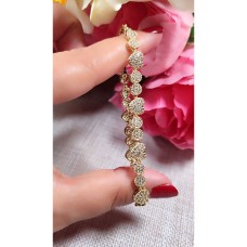 14 K ( ALTIN KAPLAMA ) AŞKIN RENKLERİ KALP ZİRKON TAŞLI VİP BİLEKLİK C16 A18 14 K ( ALTIN KAPLAMA ) AŞKIN RENKLERİ KALP ZİRKON TAŞLI VİP BİLEKLİK C16 A18