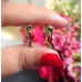 Kırmızı Taşlı Denizatı Küpe - Gold Kaplama Zirkon Taşlı Figürlü Çivi Küpe Ş09 F16 Kırmızı Taşlı Denizatı Küpe - Gold Kaplama Zirkon Taşlı Figürlü Çivi Küpe Ş09 F16