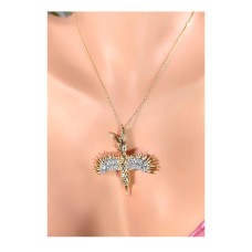 14 K (ALTIN KAPLAMA) ZİRKON TAŞLI KUŞ MOTİFLİ KOLYE K16Z10 14 K (ALTIN KAPLAMA) ZİRKON TAŞLI KUŞ MOTİFLİ KOLYE K16Z10