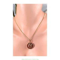 14 K (ALTIN KAPLAMA) ATATÜRK MOTİFLİ VİP KOLYE K20Z11