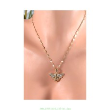 14 K (ALTIN KAPLAMA) ZİRKON TAŞLI ARI MOTİFLİ KOLYE K22Z11 14 K (ALTIN KAPLAMA) ZİRKON TAŞLI ARI MOTİFLİ KOLYE K22Z11