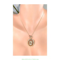 14 K (ALTIN KAPLAMA) ZİRKON TAŞLI ALLAH YAZI DESENLİ KOLYE K26Z11 14 K (ALTIN KAPLAMA) ZİRKON TAŞLI ALLAH YAZI DESENLİ KOLYE K26Z11