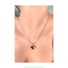 14 K (ALTIN KAPLAMA) ZİRKON TAŞLI KALO DESENLİ KOLYE K27Z11 14 K (ALTIN KAPLAMA) ZİRKON TAŞLI KALO DESENLİ KOLYE K27Z11