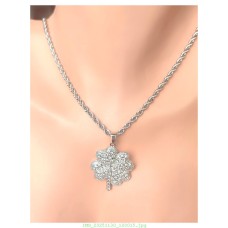 SİLVER ZİRKON TAŞLI GONCA MOTİFLİ KOLYE K36Z12 SİLVER ZİRKON TAŞLI GONCA MOTİFLİ KOLYE K36Z12