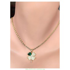 14 K (ALTIN KAPLAMA) ZİRKON TAŞLI GONCA MOTİFLİ KOLYE K53Z13 14 K (ALTIN KAPLAMA) ZİRKON TAŞLI GONCA MOTİFLİ KOLYE K53Z13