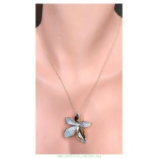 14 K (ALTIN KAPLAMA) ZİRKON TAŞLI ÇİÇEK MOTİFLİ VİP KOLYE K56Z13 14 K (ALTIN KAPLAMA) ZİRKON TAŞLI ÇİÇEK MOTİFLİ VİP KOLYE K56Z13