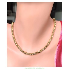 14 K (ALTIN KAPLAMA) BONCUK KOLYE K75Z15